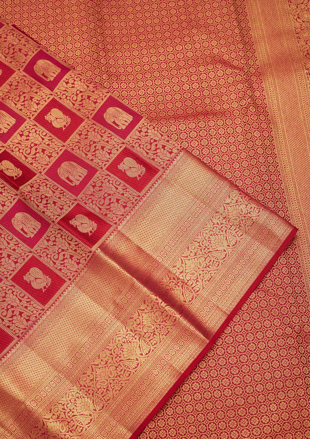 Multi Silk Jaal Zariwork Saree With Matching Blouse Piece