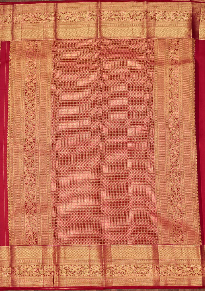 Multi Silk Jaal Zariwork Saree With Matching Blouse Piece
