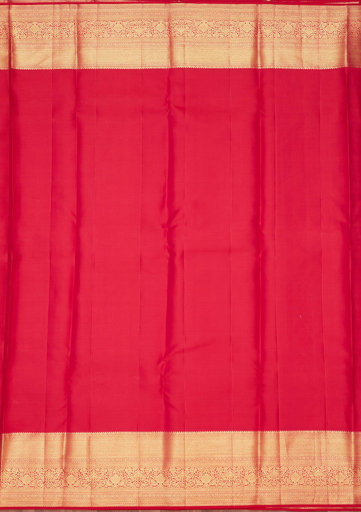 Multi Silk Jaal Zariwork Saree With Matching Blouse Piece