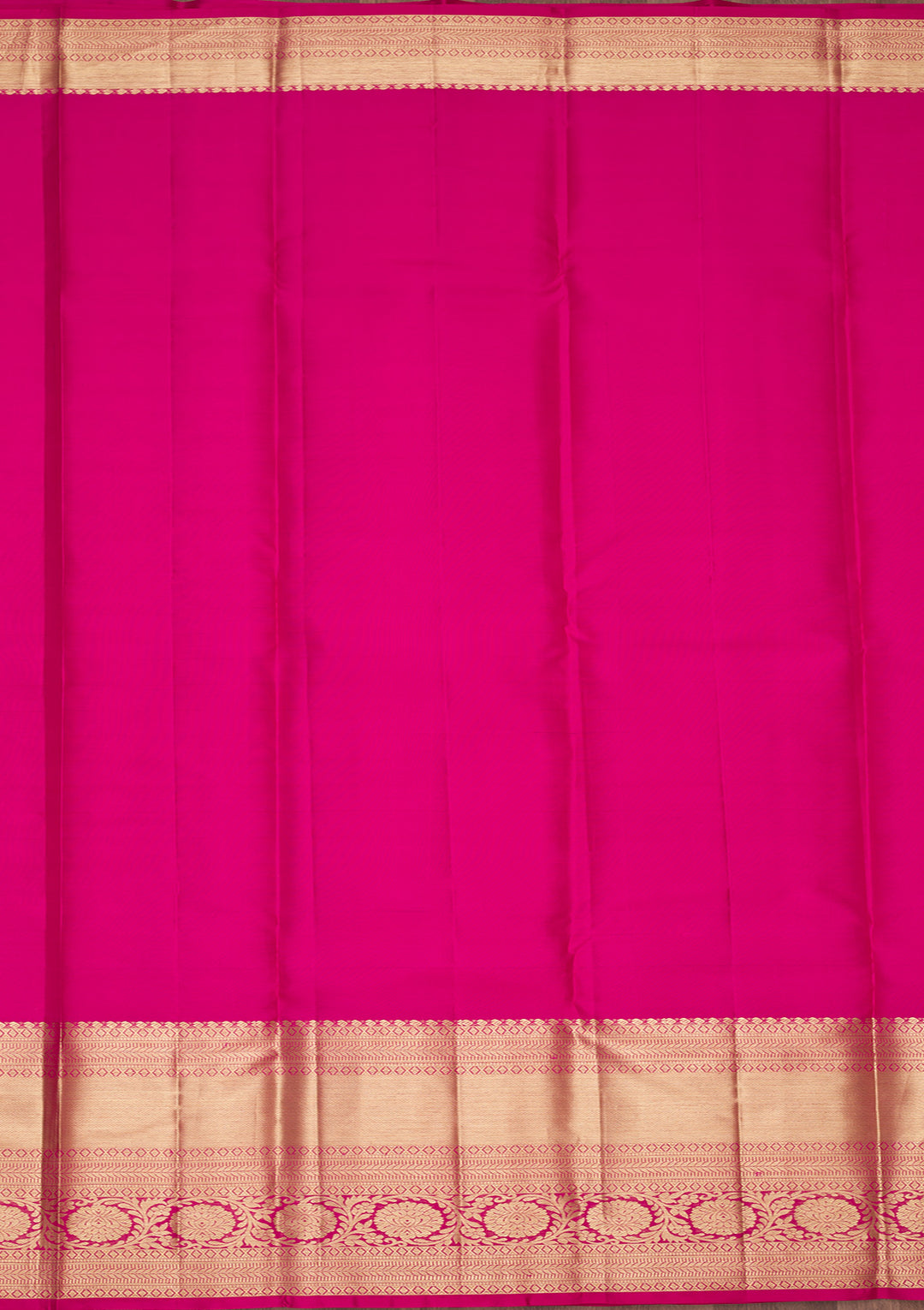 Magenta Pink Silk Jaal Saree With Matching Blouse Piece