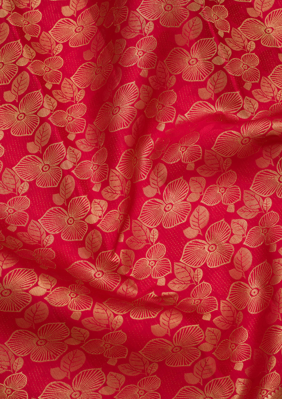 Red Zariwork Pure Silk Saree