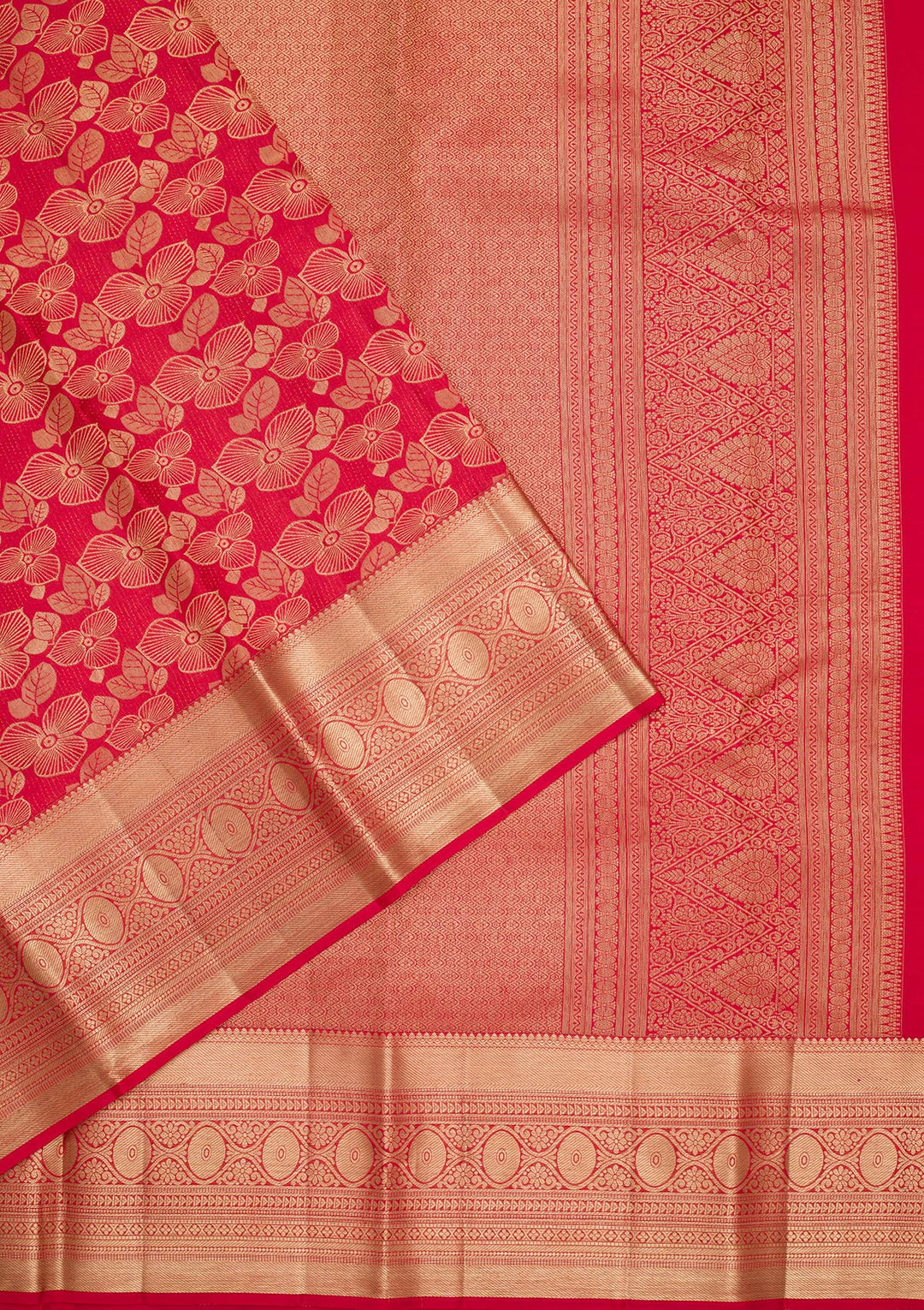 Red Zariwork Pure Silk Saree
