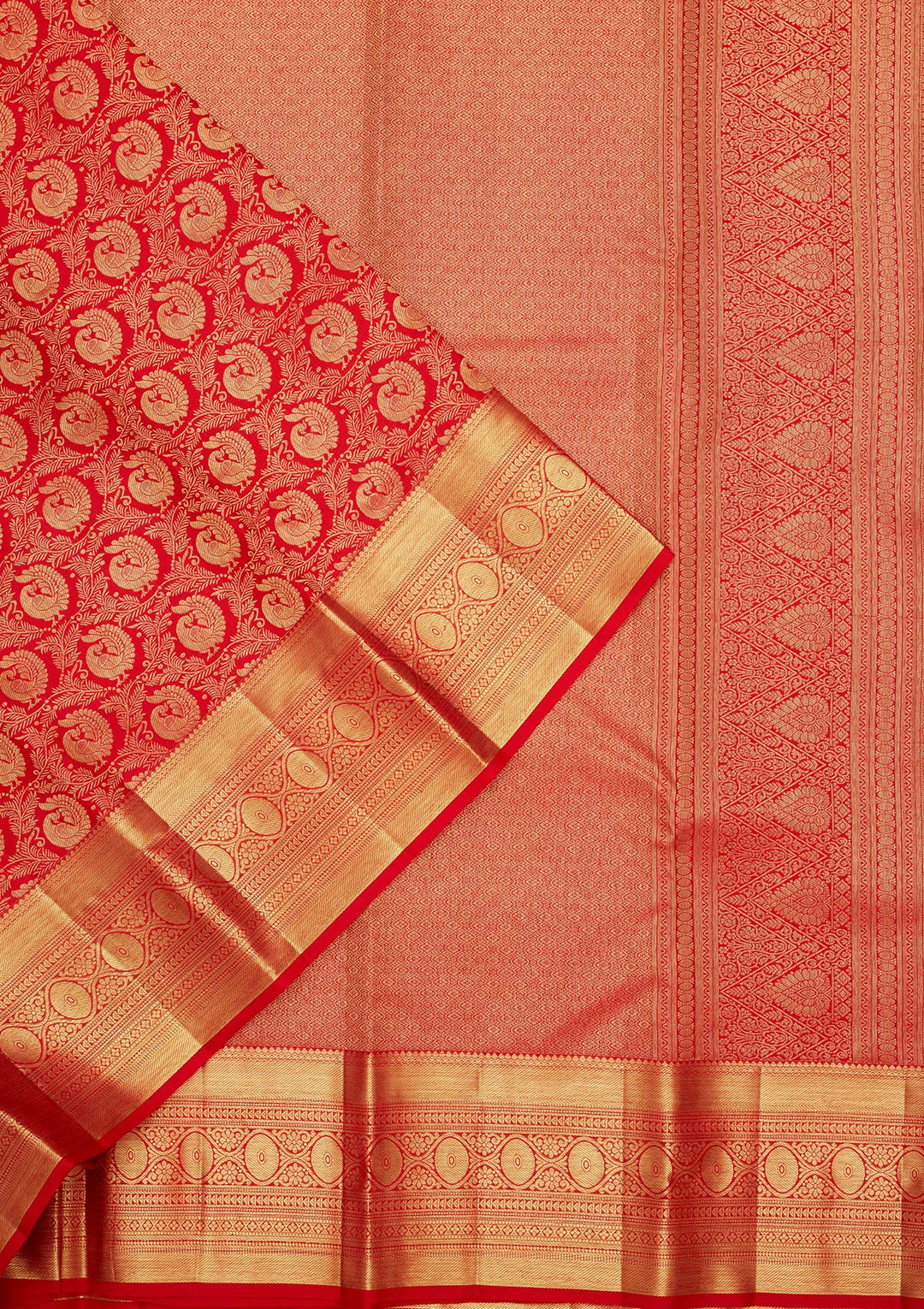 Maroon Zariwork Pure Silk Saree