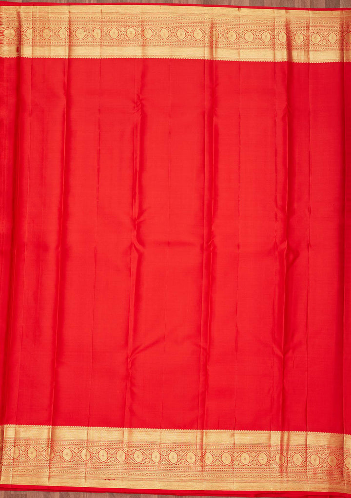 Maroon Zariwork Pure Silk Saree