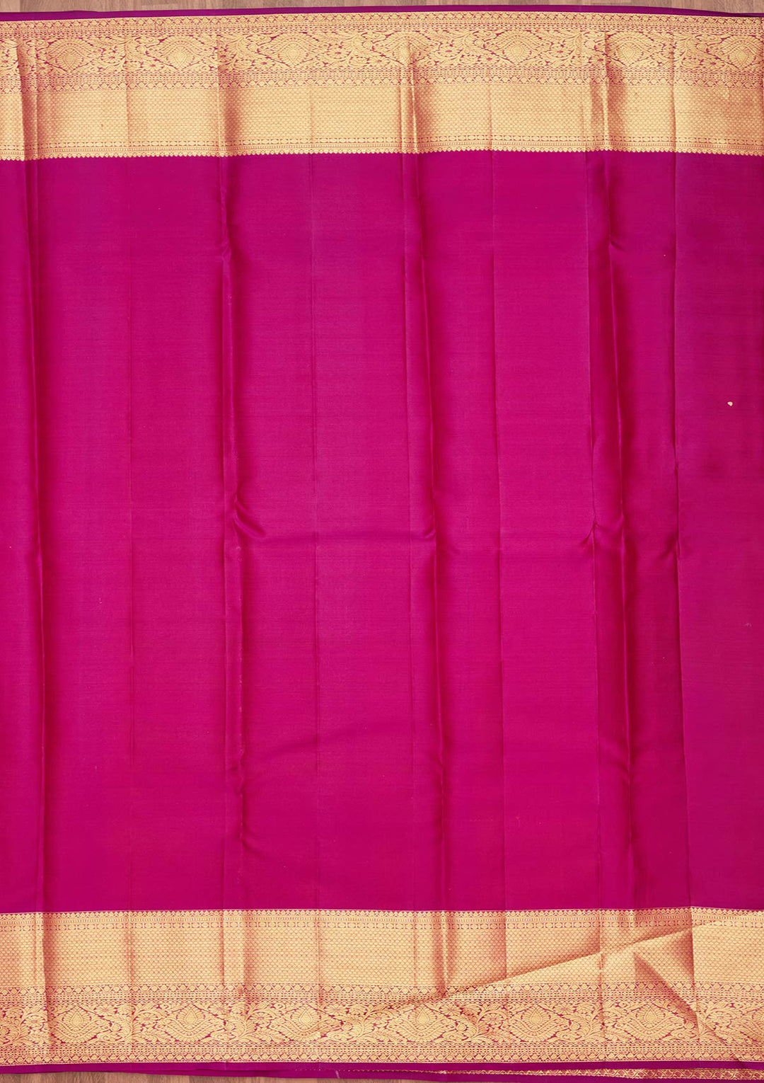 Mustard Yellow Silk Jaal Saree With Matching Blouse Piece