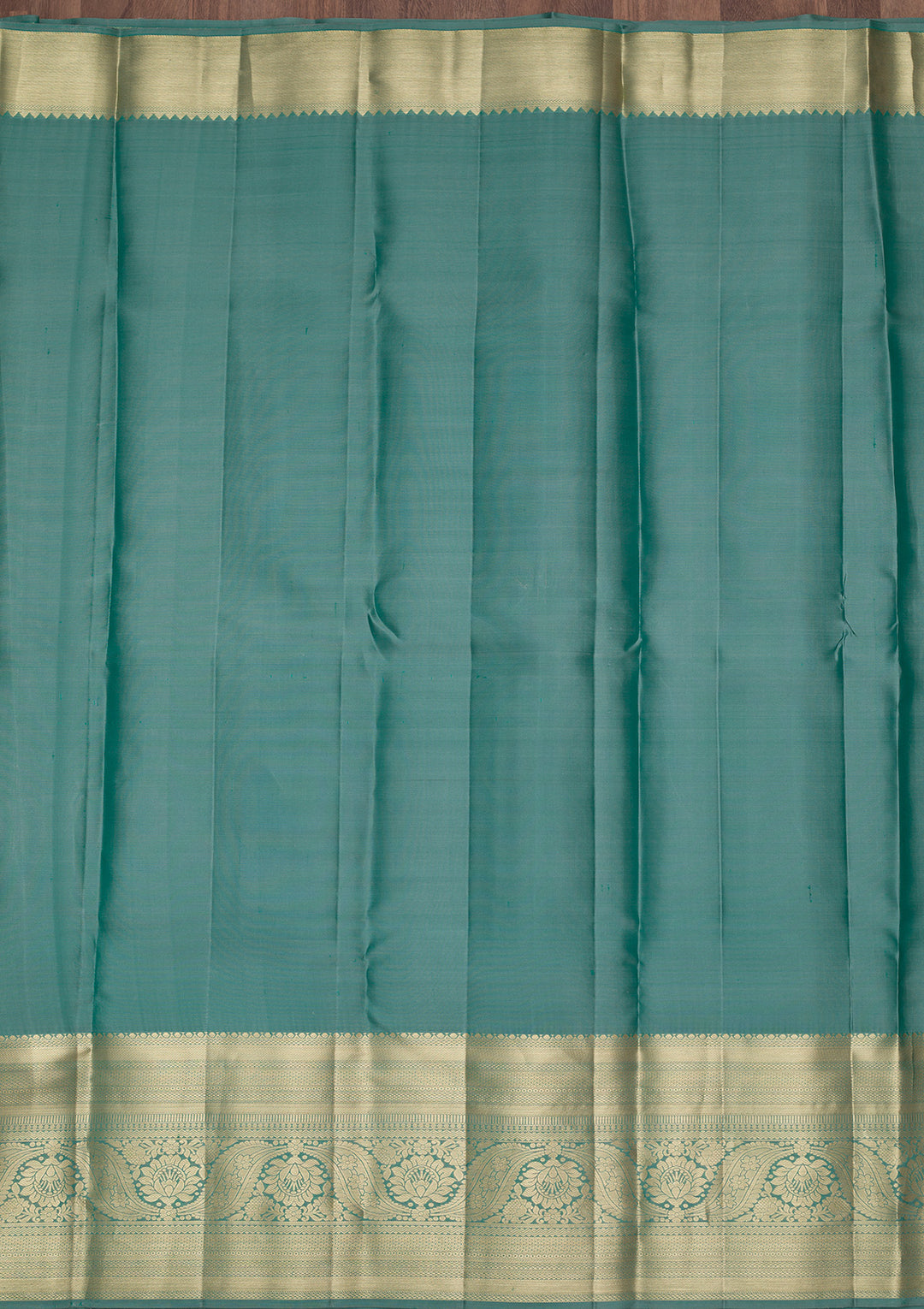 Rama Green Zariwork Pure Silk Saree