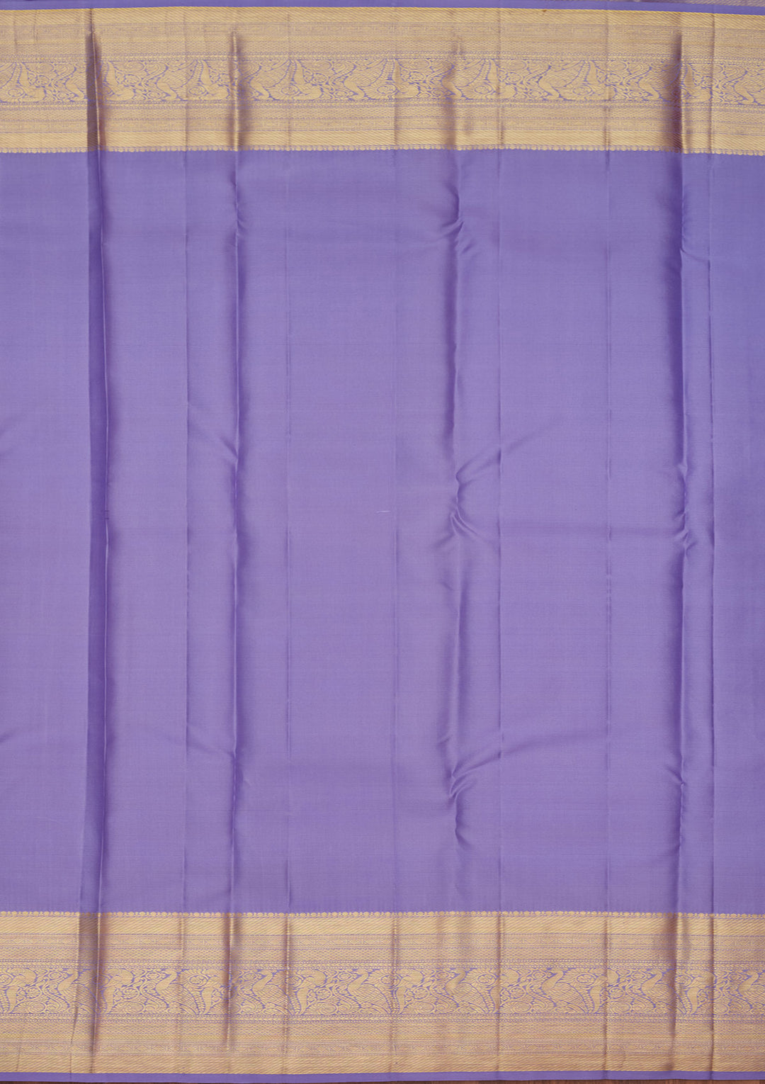 Lavender Silk Jaal Saree With Matching Blouse Piece