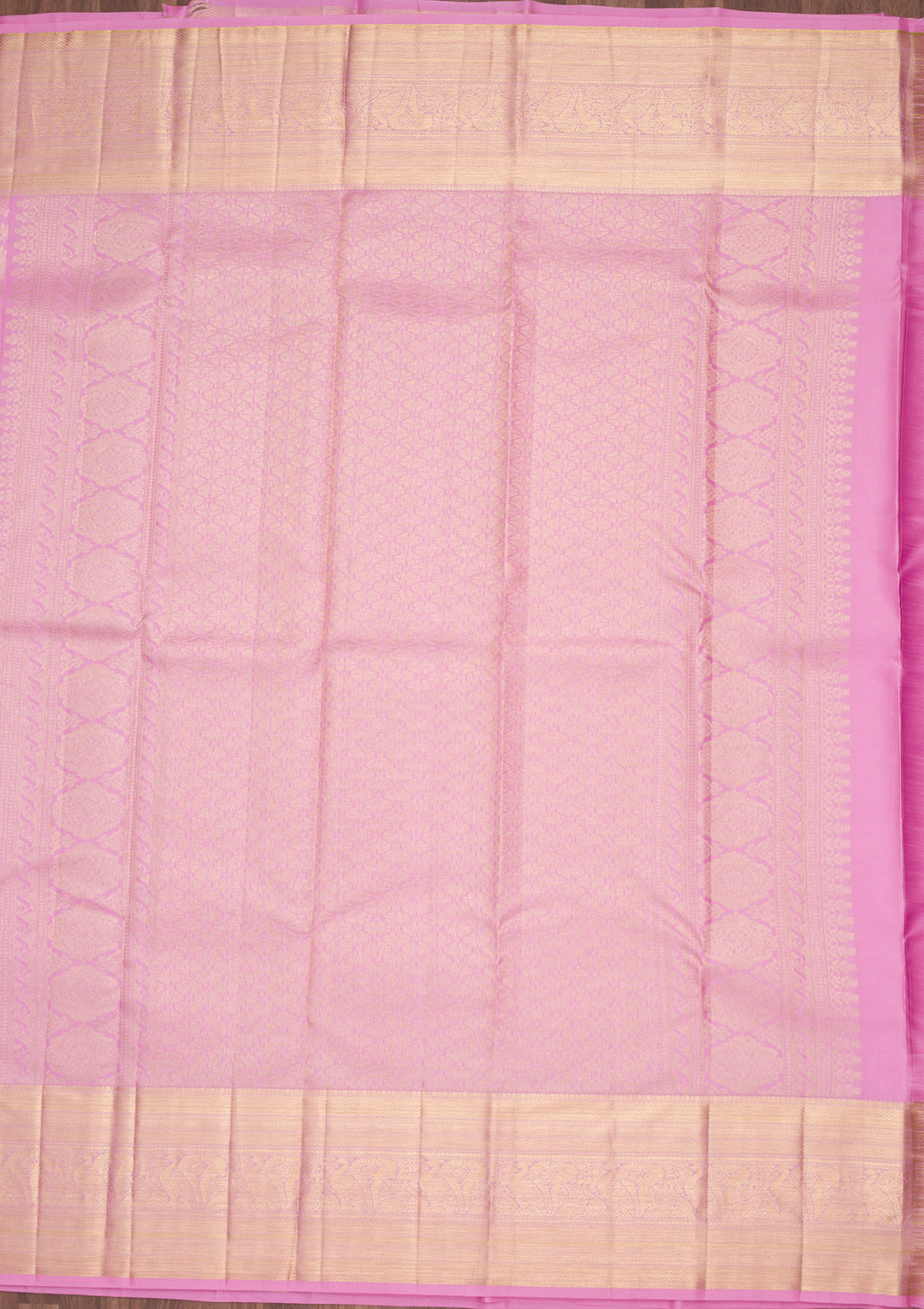 Pink Zariwork Pure Silk Saree