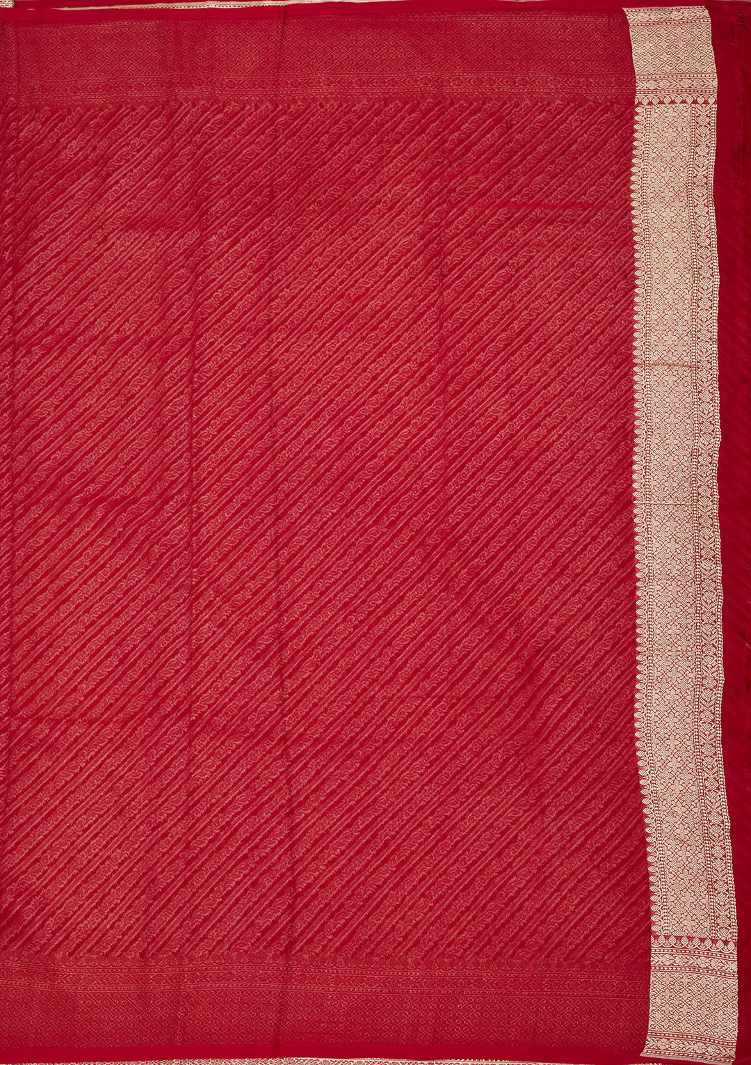 Maroon Zariwork Georgette Silk Saree