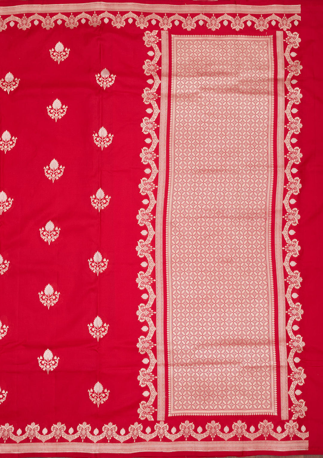 Red Zariwork Pure Silk Saree