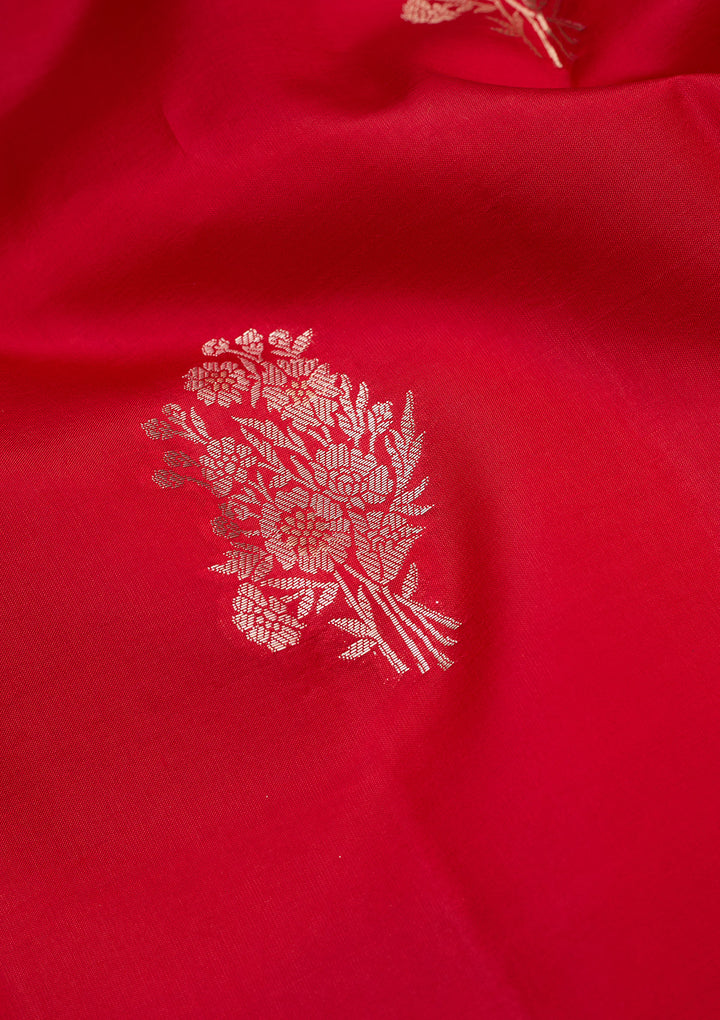 Red Zariwork Silk Saree