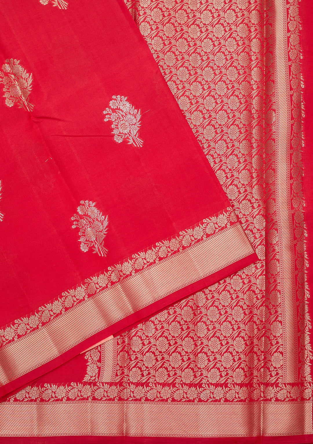 Red Zariwork Silk Saree
