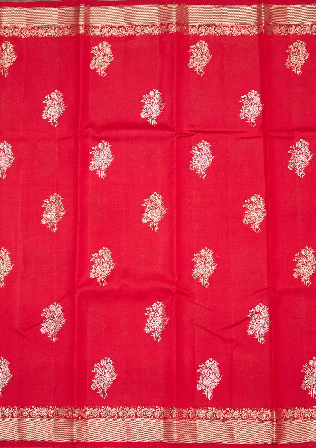 Red Zariwork Silk Saree
