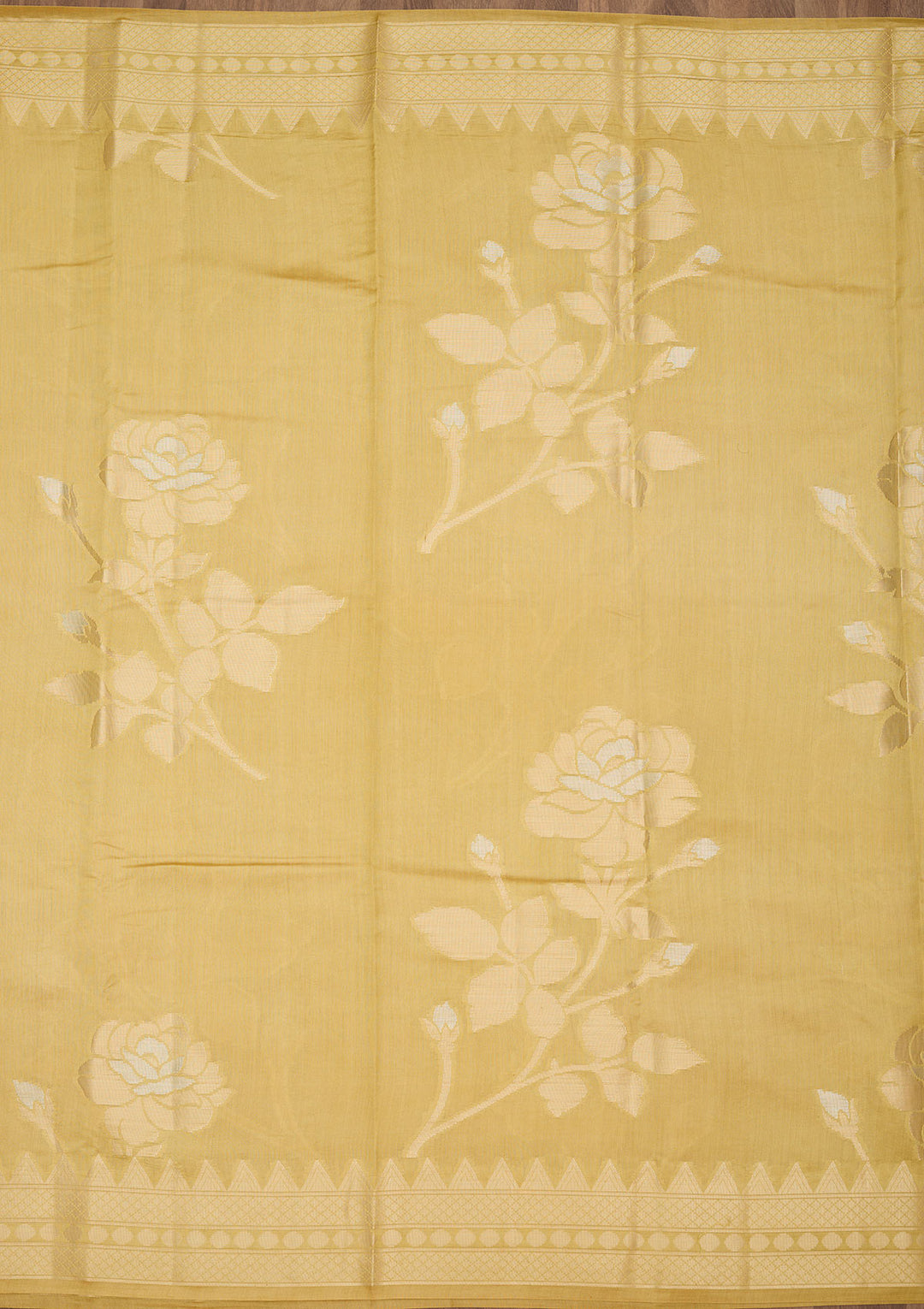 Pista Green Zariwork Pure Silk Saree