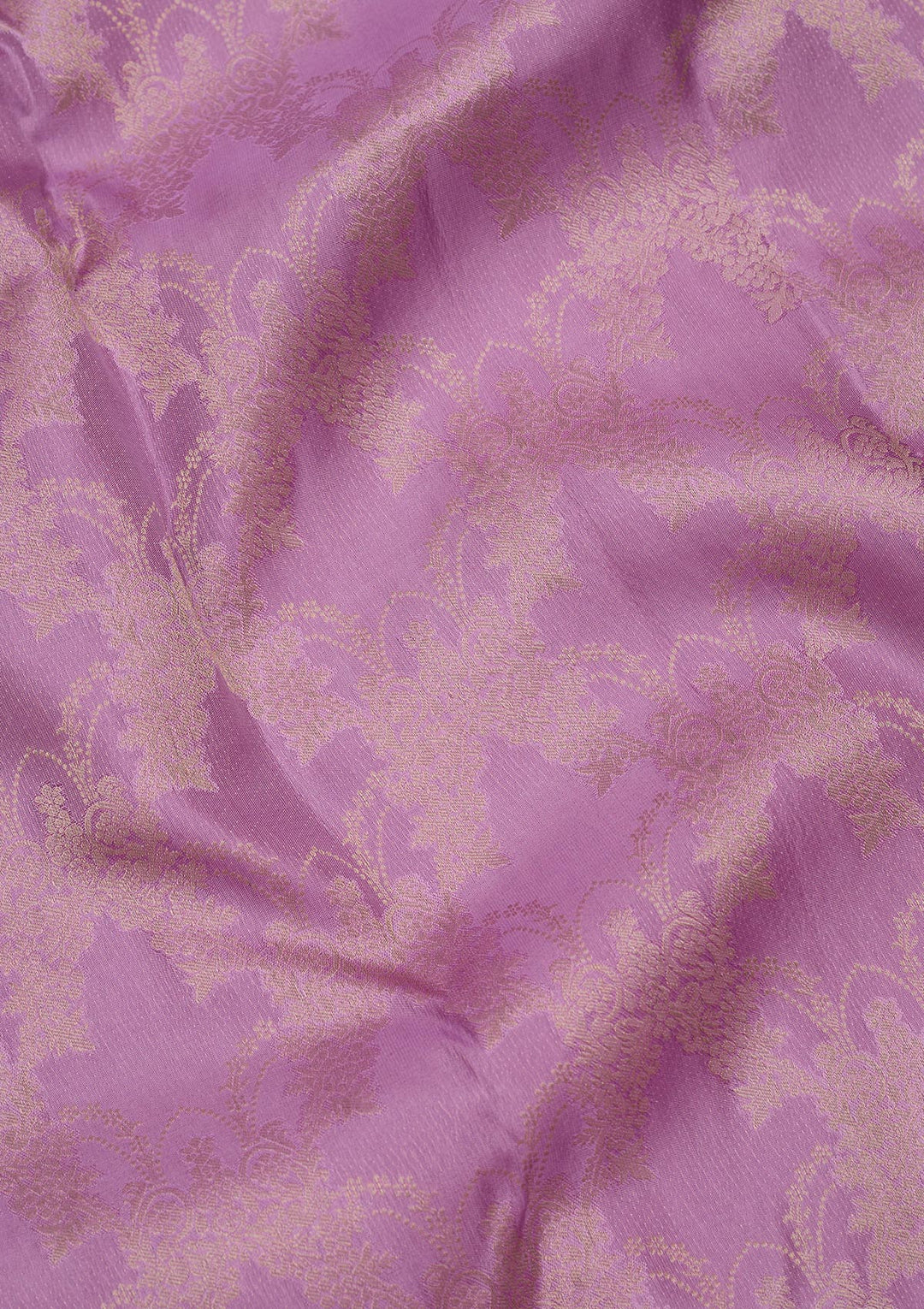 Lavender Zariwork Pure Silk Saree