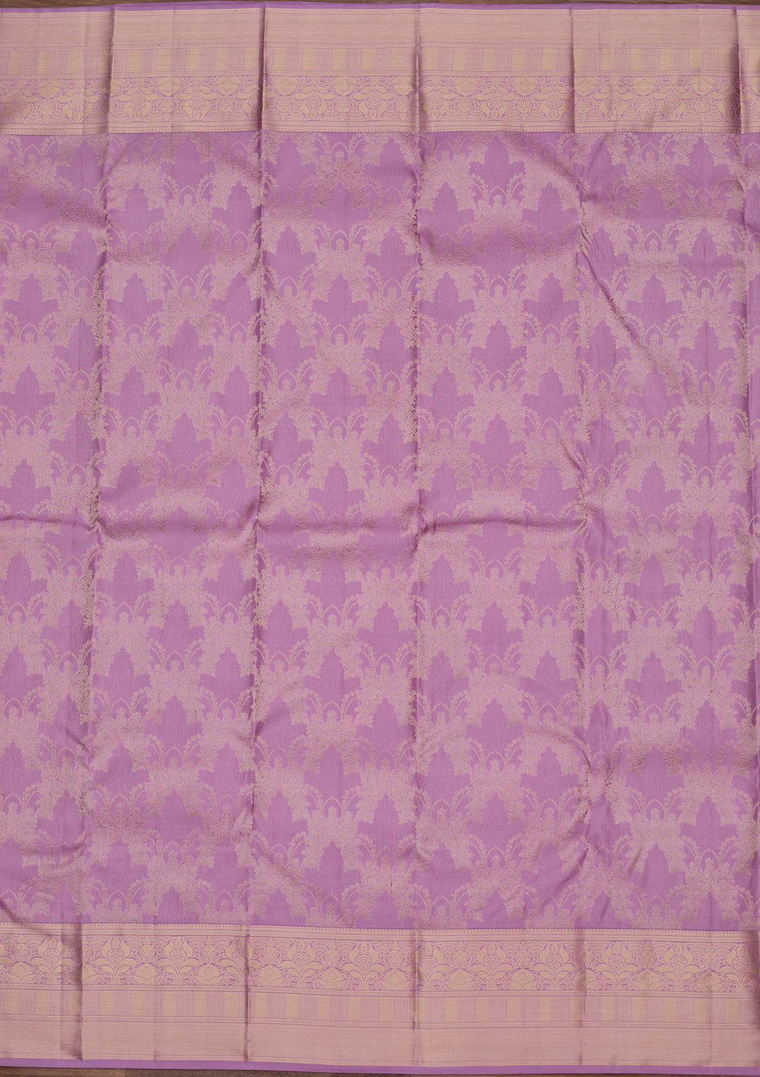 Lavender Zariwork Pure Silk Saree