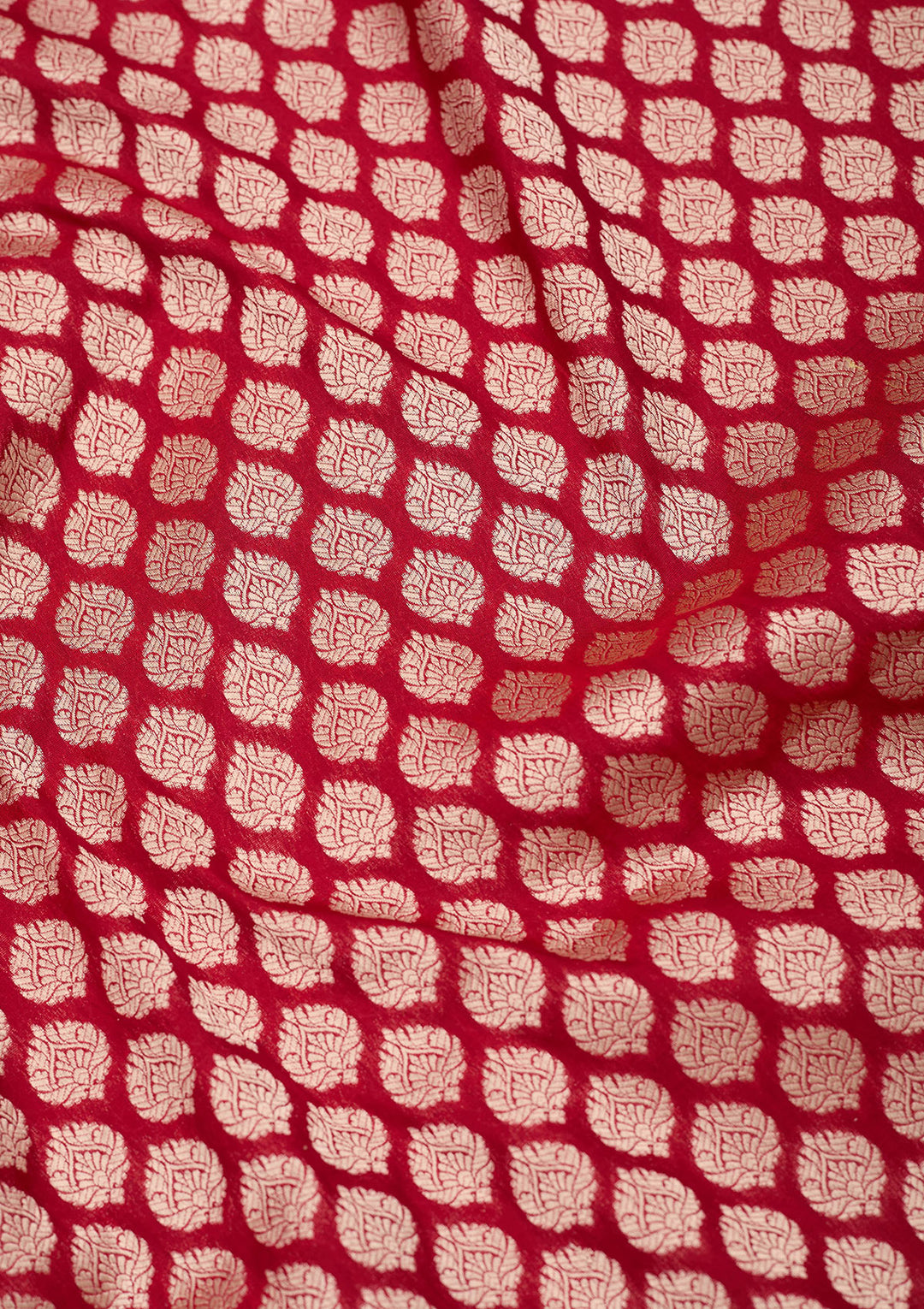 Red Zariwork Pure Silk Saree