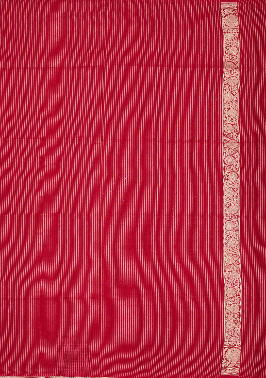 Red Zariwork Pure Silk Saree