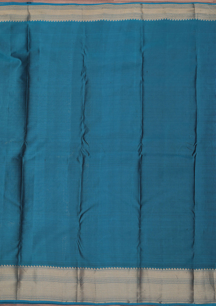 Rani Pink Zariwork Pure Silk Saree