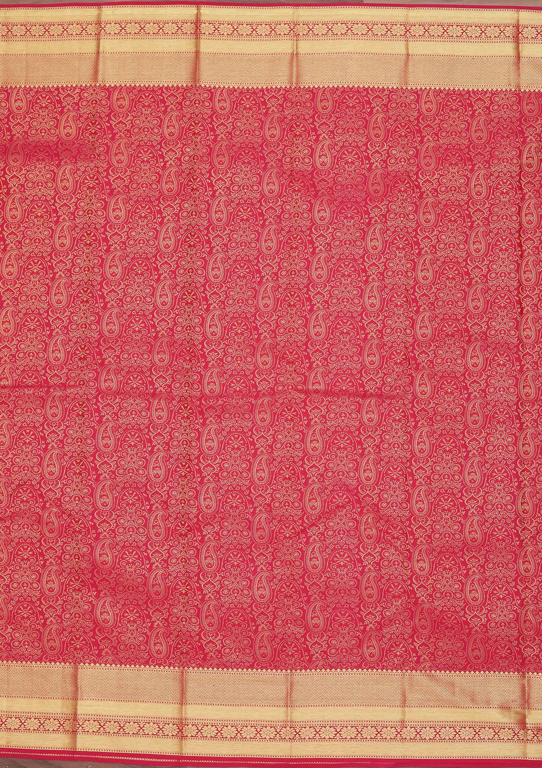 Wine Zariwork Pure Silk Saree