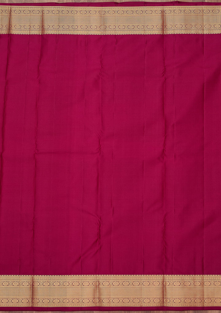 Red Zariwork (Gold) Pure Silk Silk_Saree