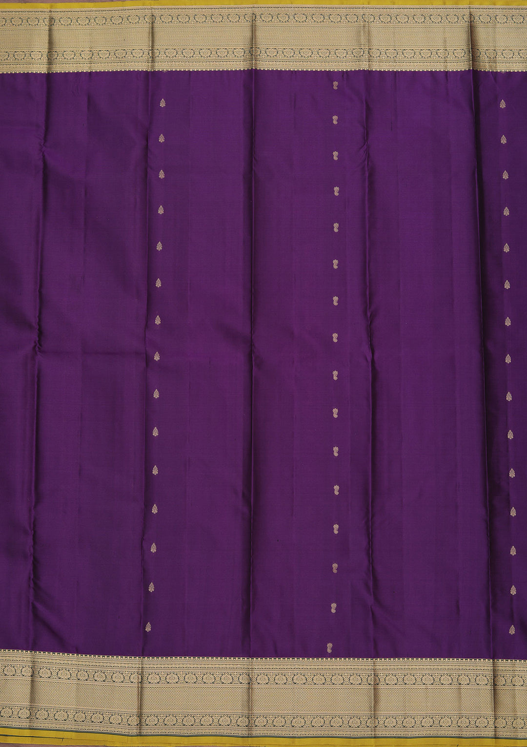 Purple Zariwork Pure Silk Saree