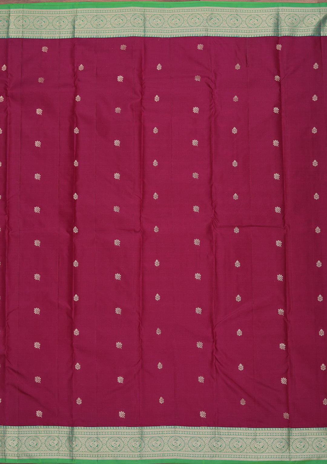 Wine Zariwork Pure Silk Saree