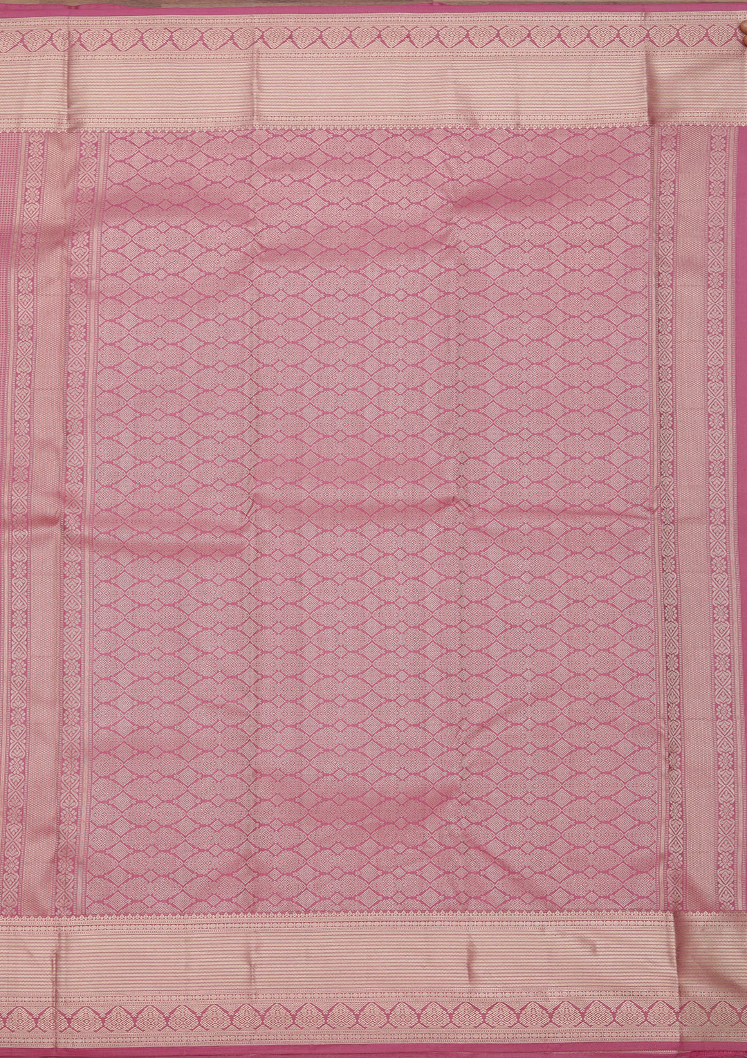Onion Pink Zariwork Pure Silk Saree