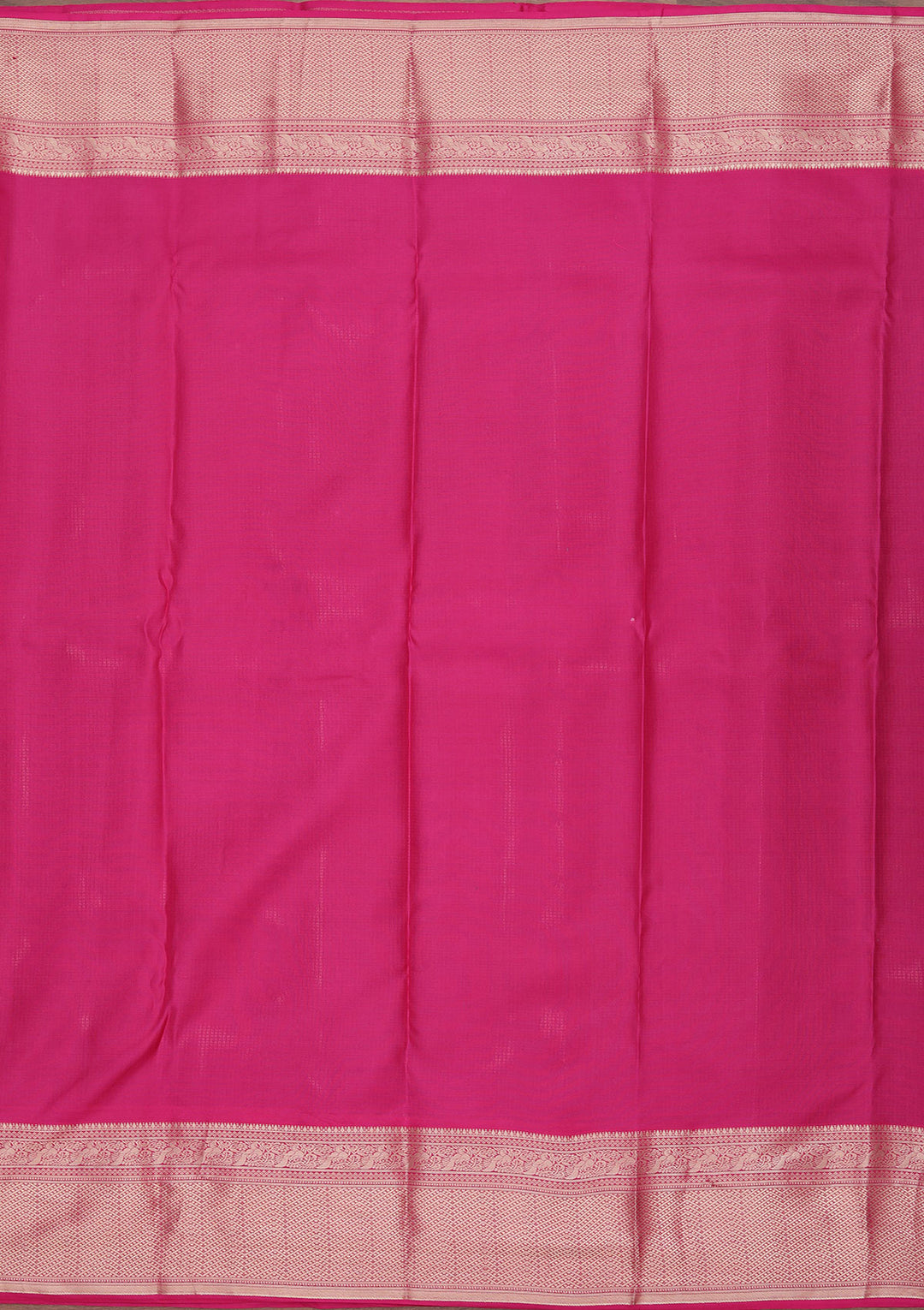 Wine Pure Silk Checks Zariwork Saree With Matching Blouse Piece
