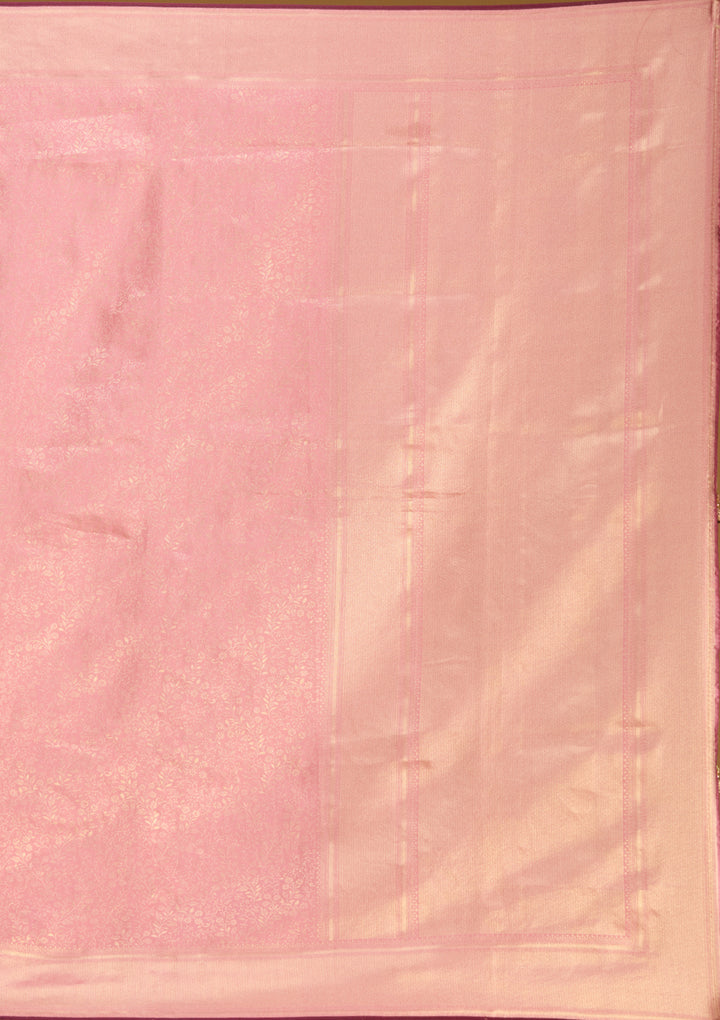 Lavender Zariwork Silk Saree
