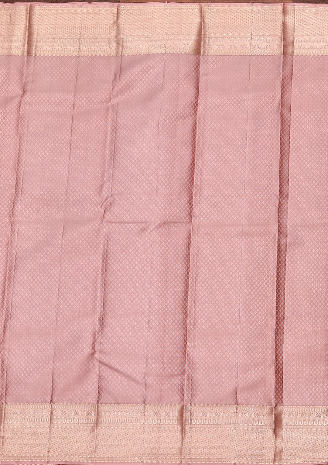Mauve Pure Silk Jaal Zariwork Saree With Matching Blouse Piece