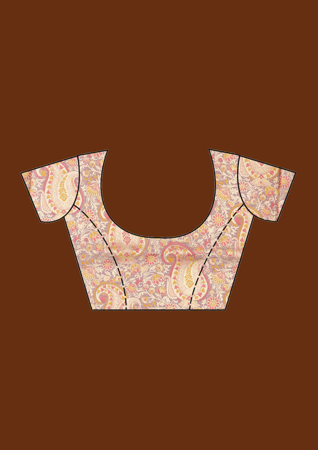 Baby Pink Silk Plain Gold Zariwork Saree With Matching Blouse Piece