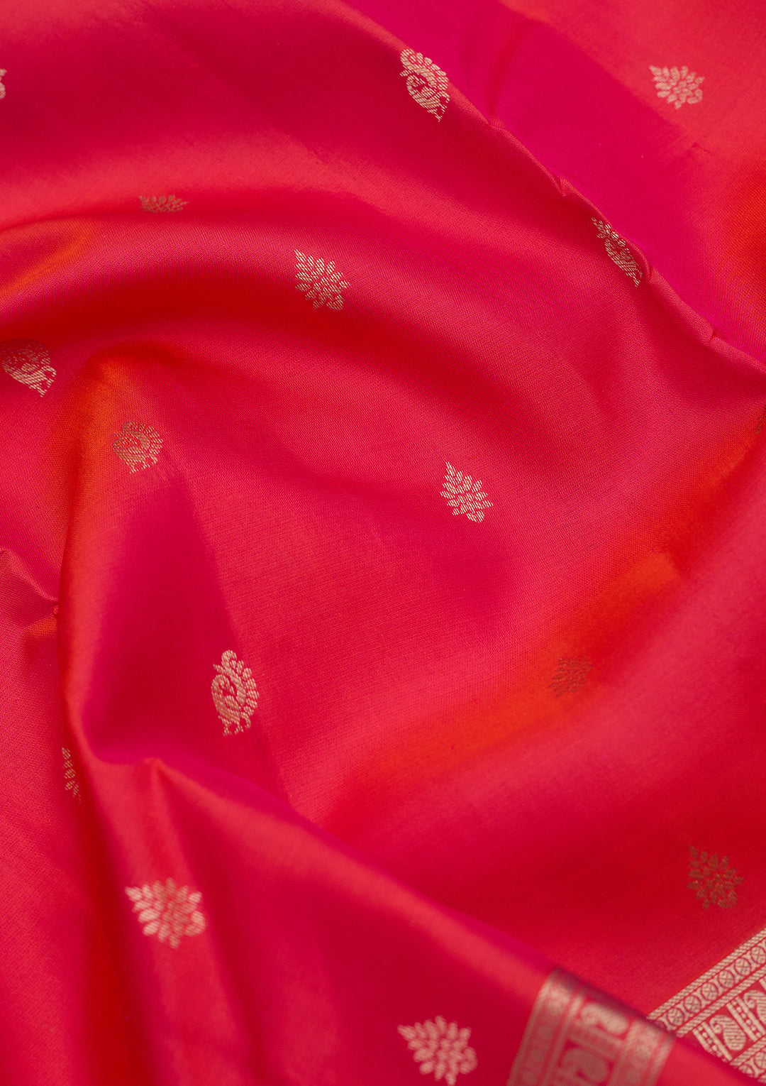 Rani Pink Zariwork (Gold) Pure Silk Silk_Saree