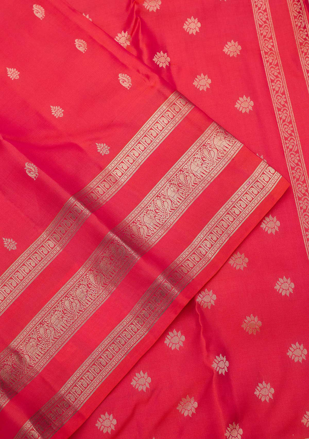 Rani Pink Zariwork (Gold) Pure Silk Silk_Saree