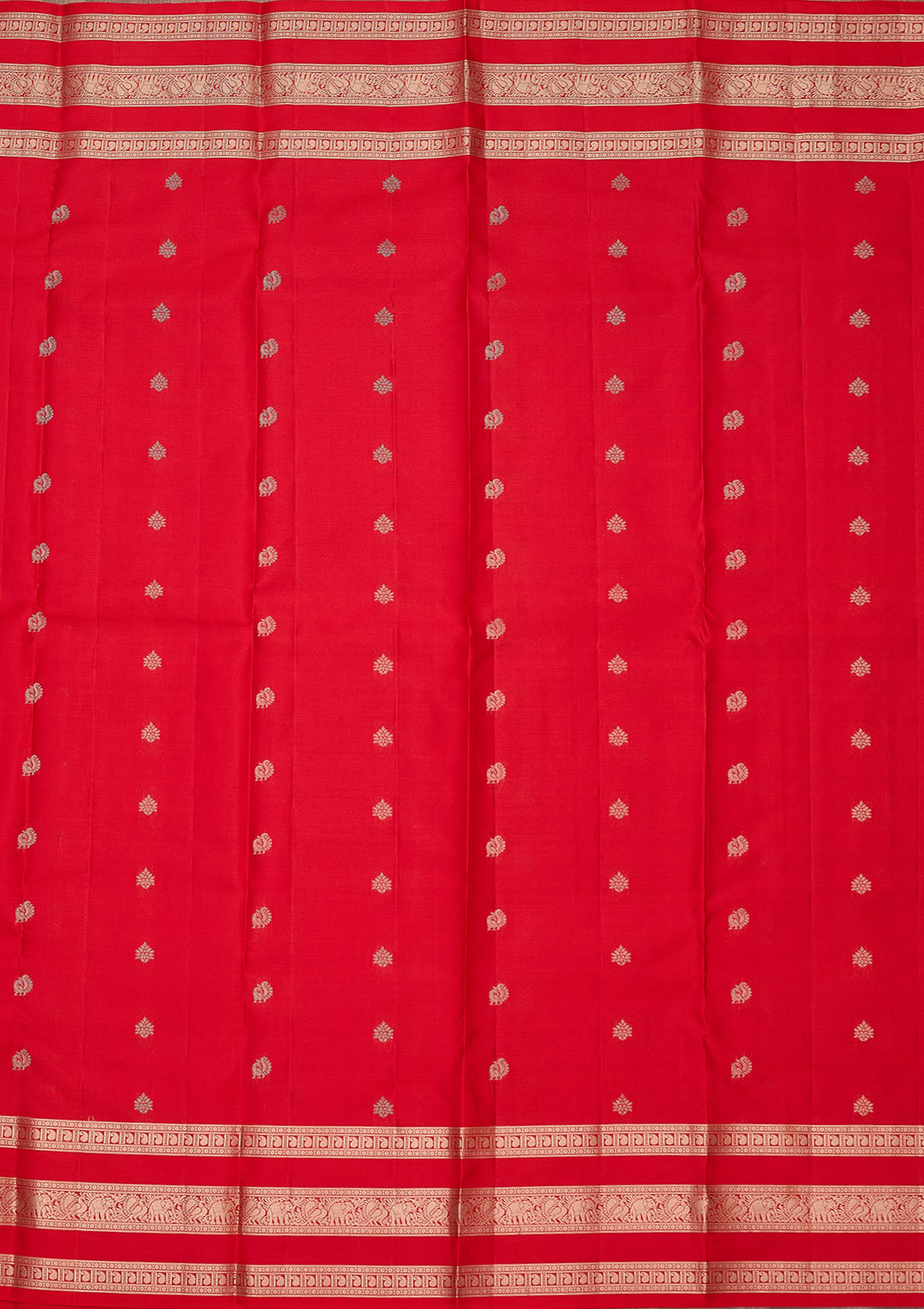 Red Zariwork (Gold) Pure Silk Silk_Saree