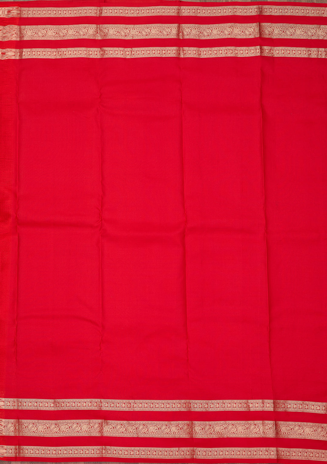 Red Zariwork (Gold) Pure Silk Silk_Saree