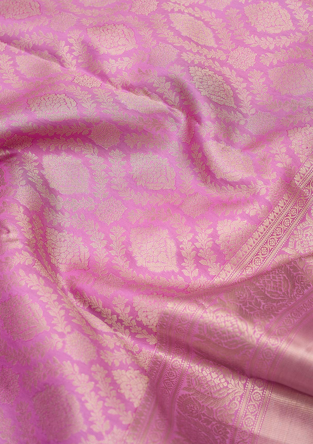 Lavender Zariwork (Gold) Pure Silk Silk_Saree