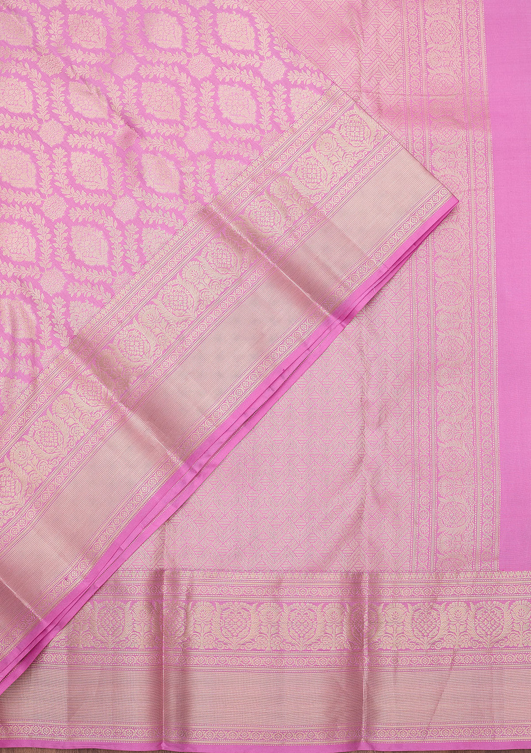 Lavender Zariwork (Gold) Pure Silk Silk_Saree