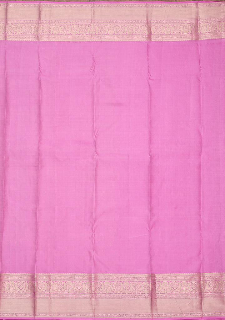 Lavender Zariwork (Gold) Pure Silk Silk_Saree