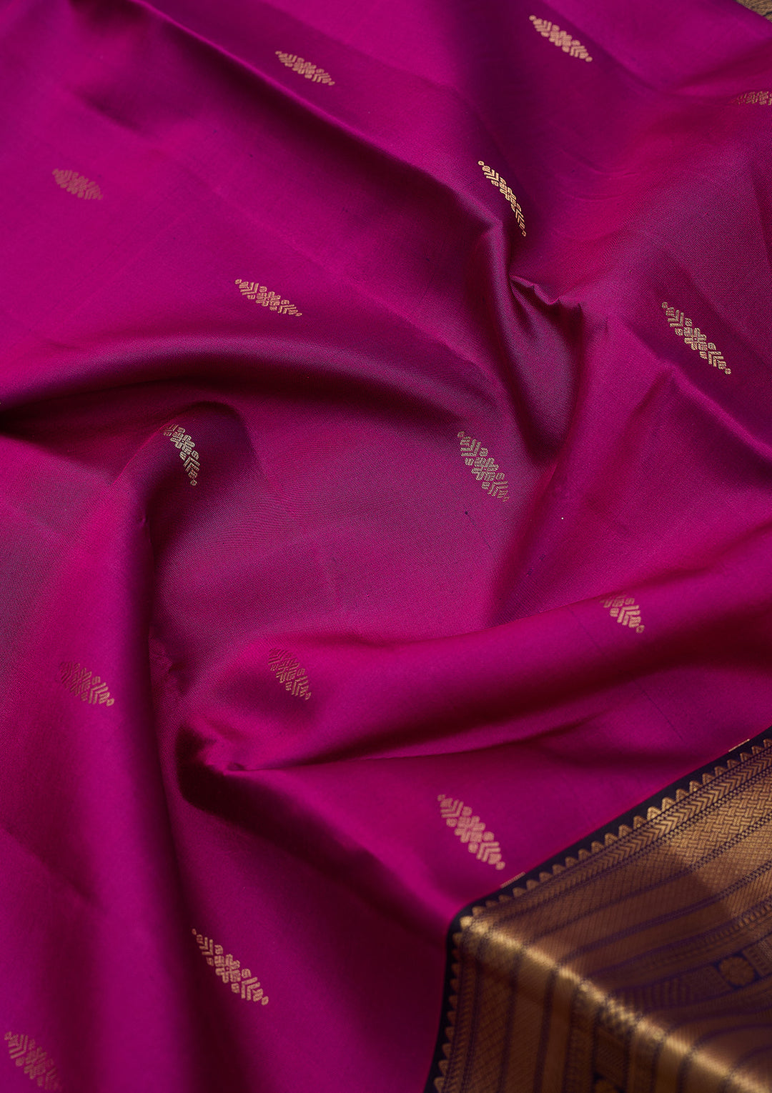 Violet Zariwork (Gold) Silk Silk_Saree