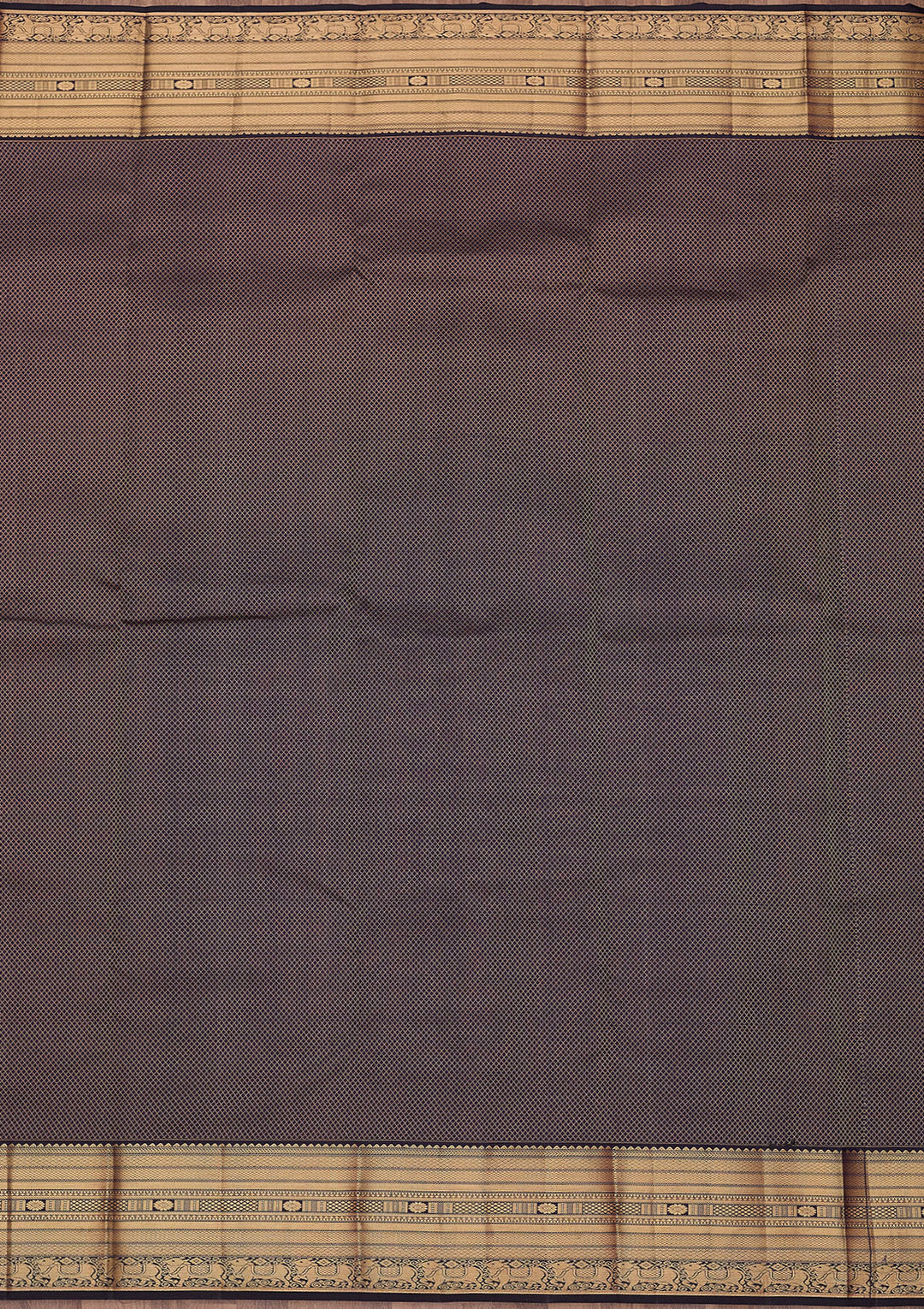 Violet Zariwork (Gold) Silk Silk_Saree