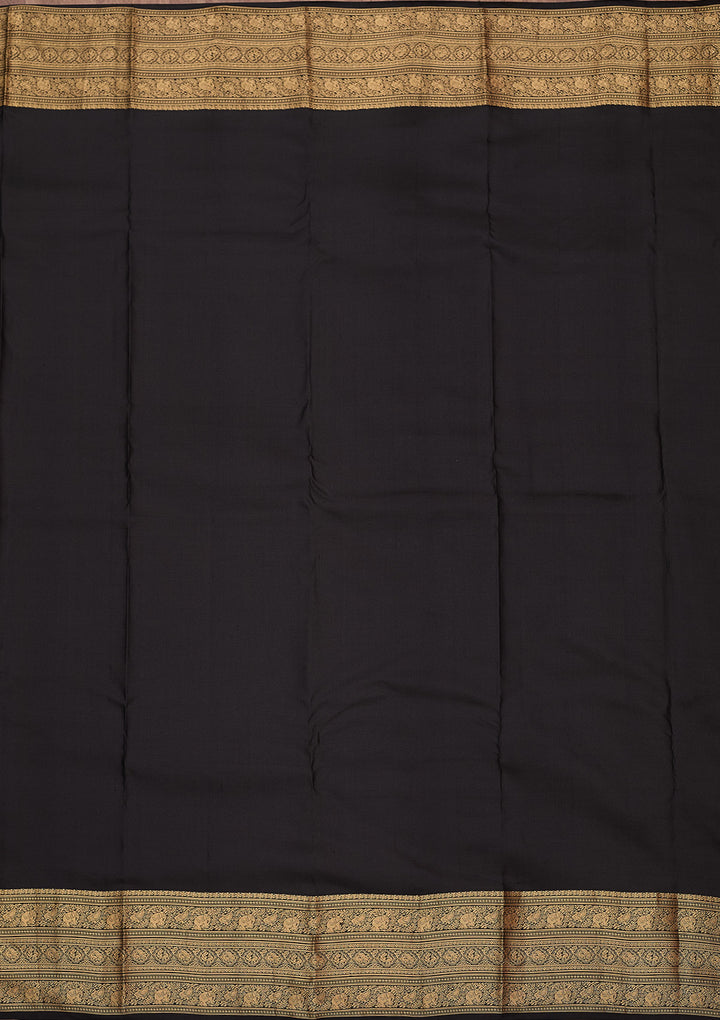 Mustard Zariwork (Gold) Pure Silk Silk_Saree