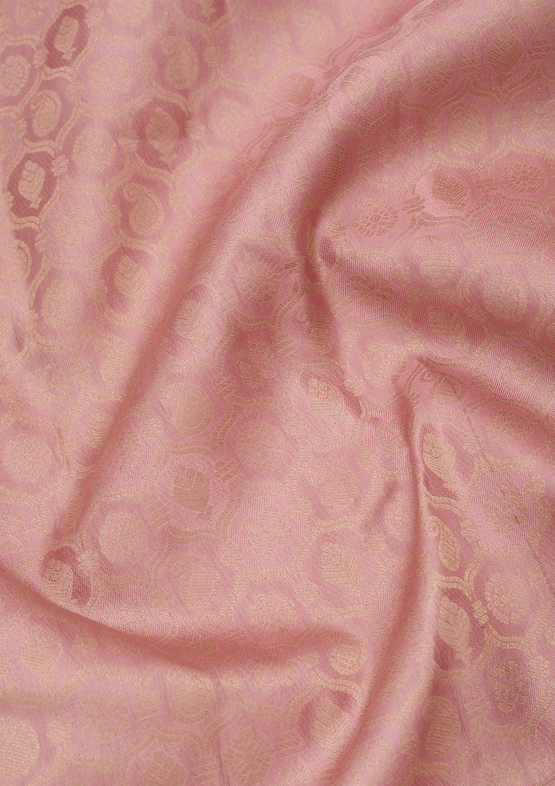 Baby Pink Kanjivaram Pure Silk Saree