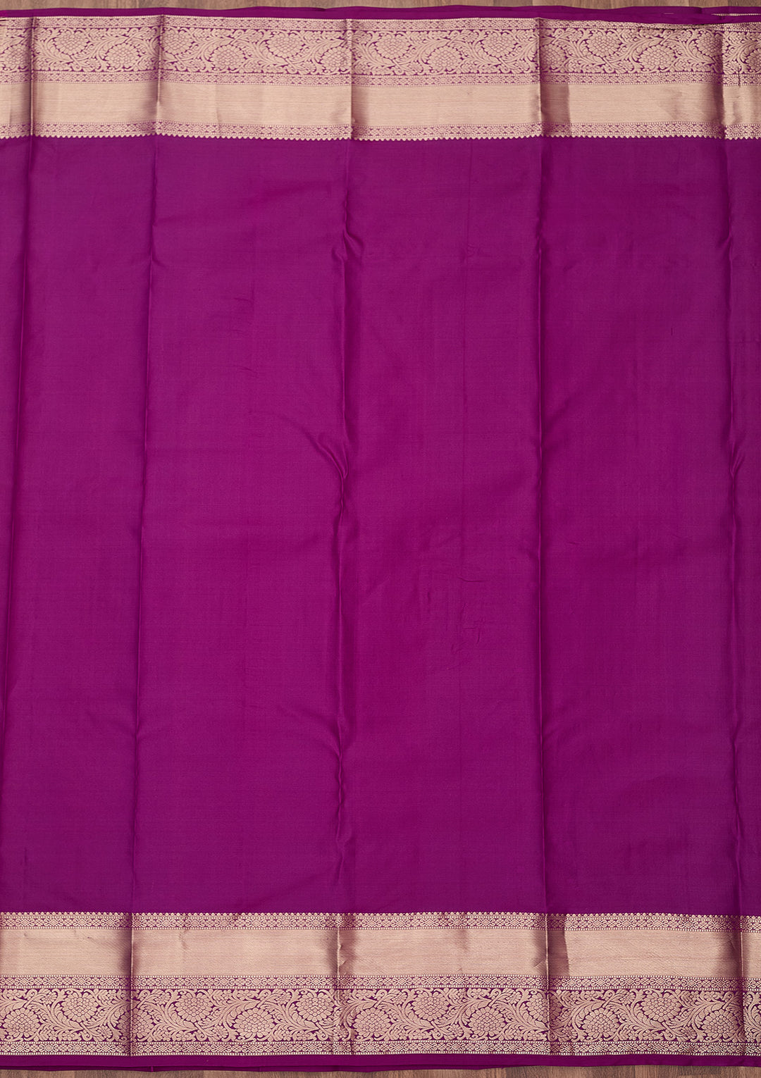Purple Zariwork (Silver) Silk Silk_Saree