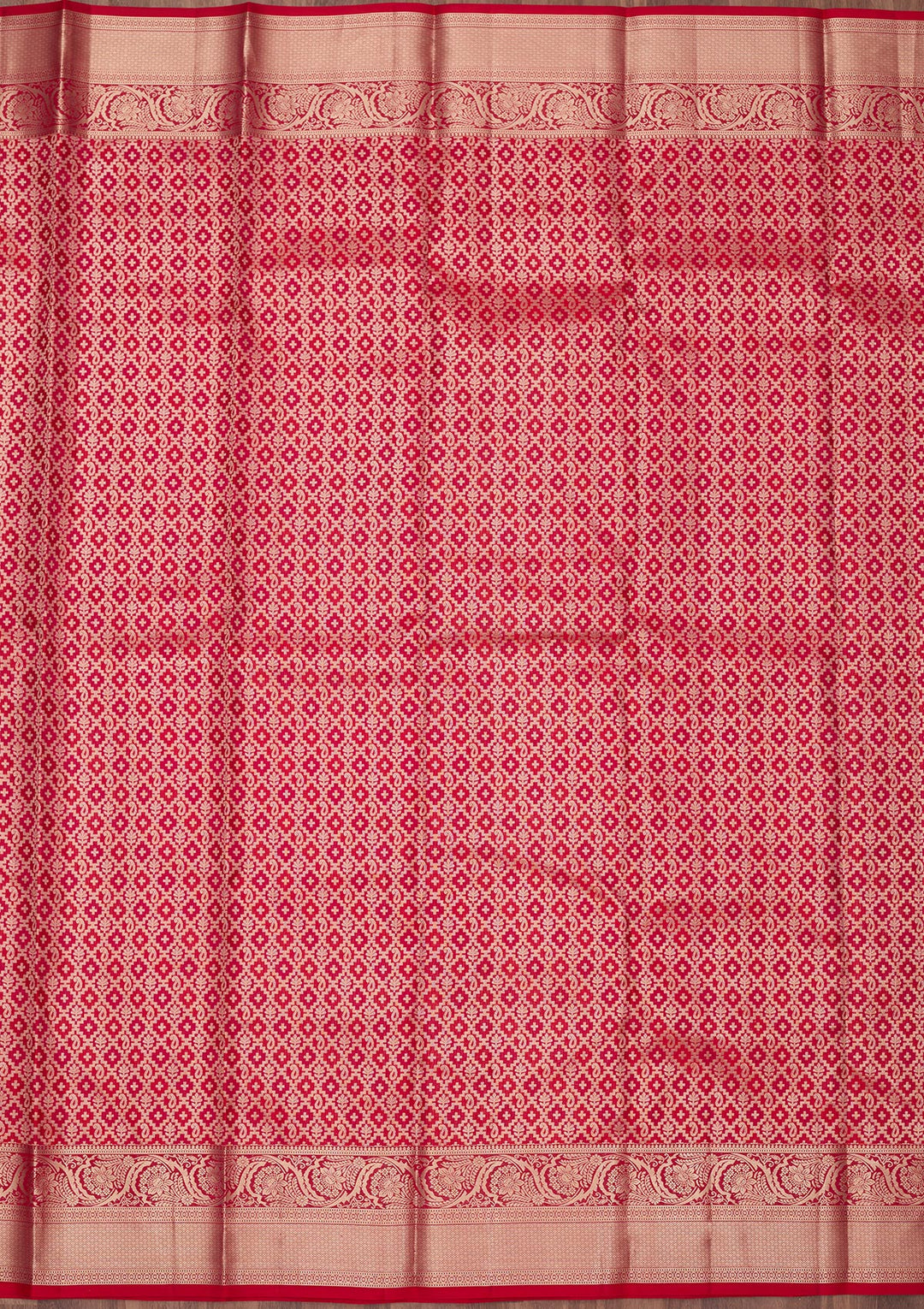 Red Zariwork (Gold) Silk Silk_Saree