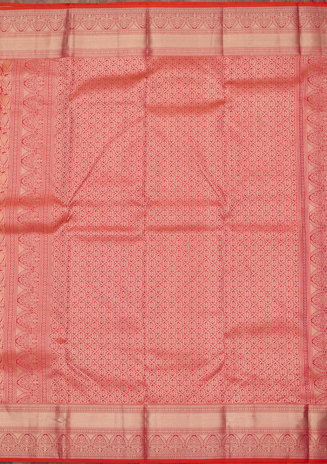 Red Zariwork (Gold) Silk Silk_Saree