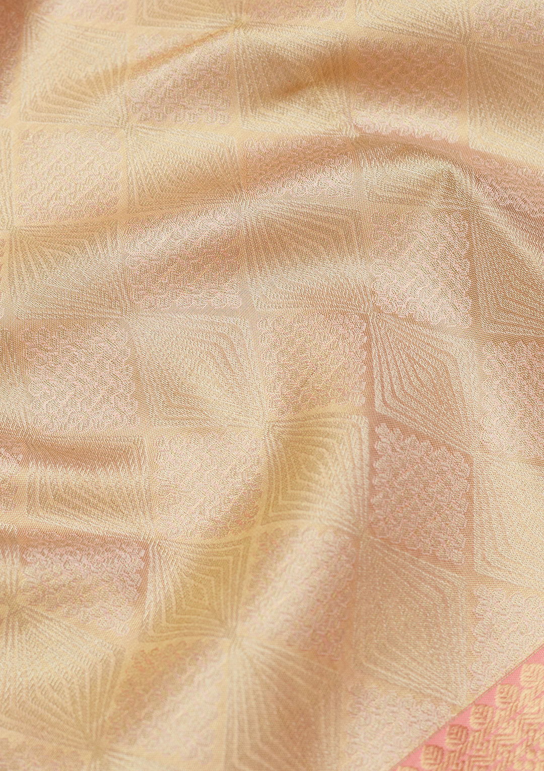 Gold Silk Jaal Gold Zariwork Saree With Matching Blouse Piece