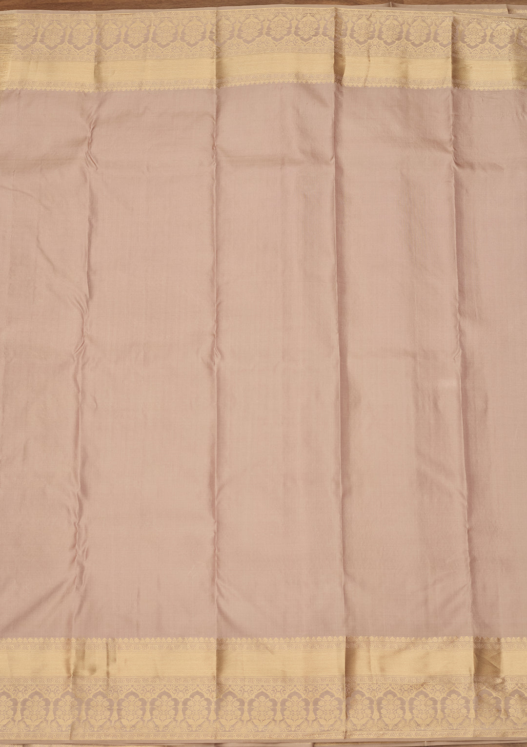 Mauve Zariwork (Gold) Silk Saree