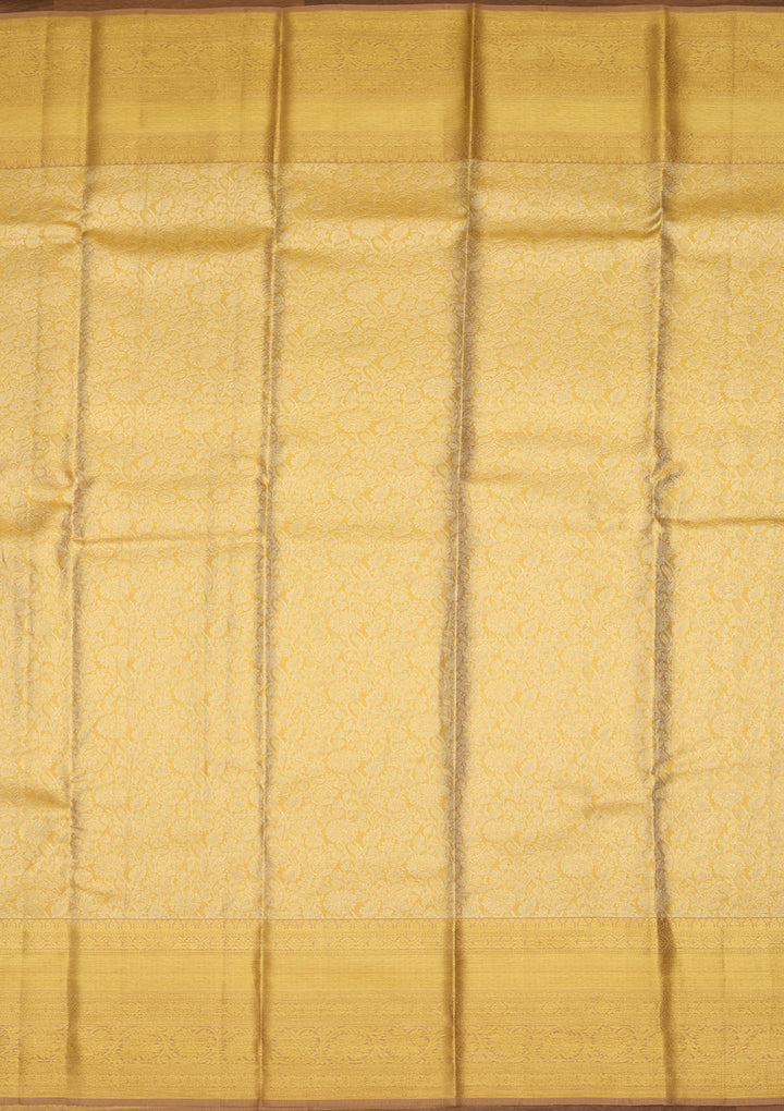 Gold Zariwork (Gold) Silk Saree