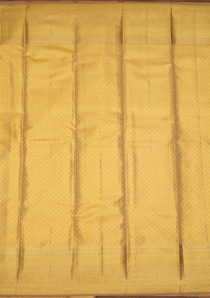 Gold Zariwork (Gold) Silk Saree